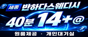 [세종]개인대기실 페이 40분 14+@지급 숙소제공